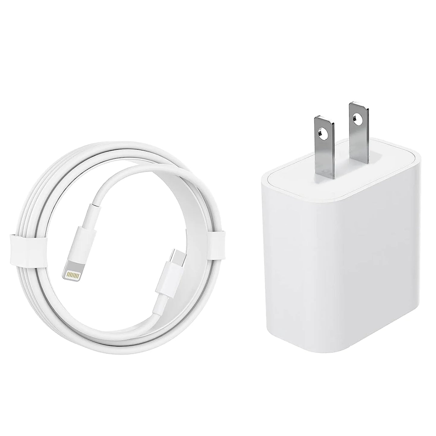 2024 20W USB-C Fast Charger PD Adapter Cable For iPhone 14/13/12/11 XR Pro iPad