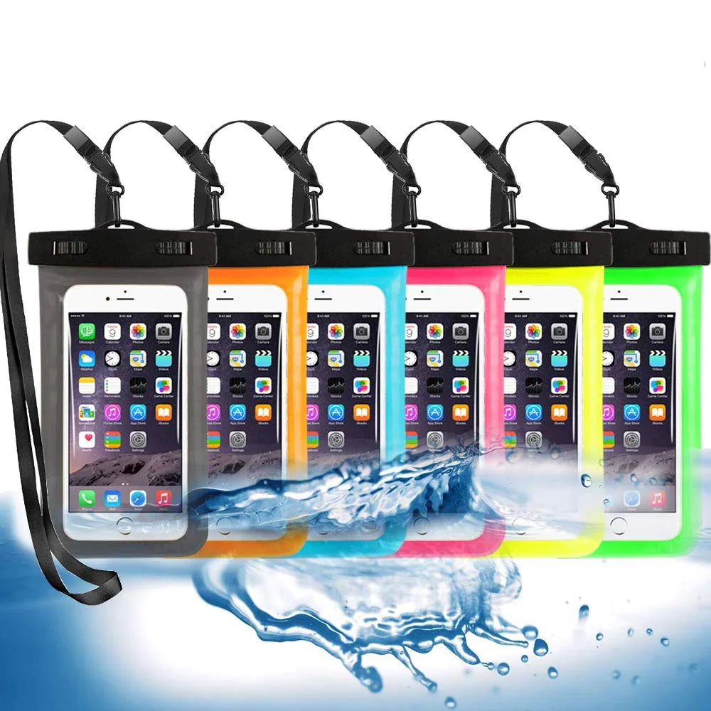 3 Pack Waterproof Floating Cell Phone Pouch Dry Bag Case Cover For Phone Samsung